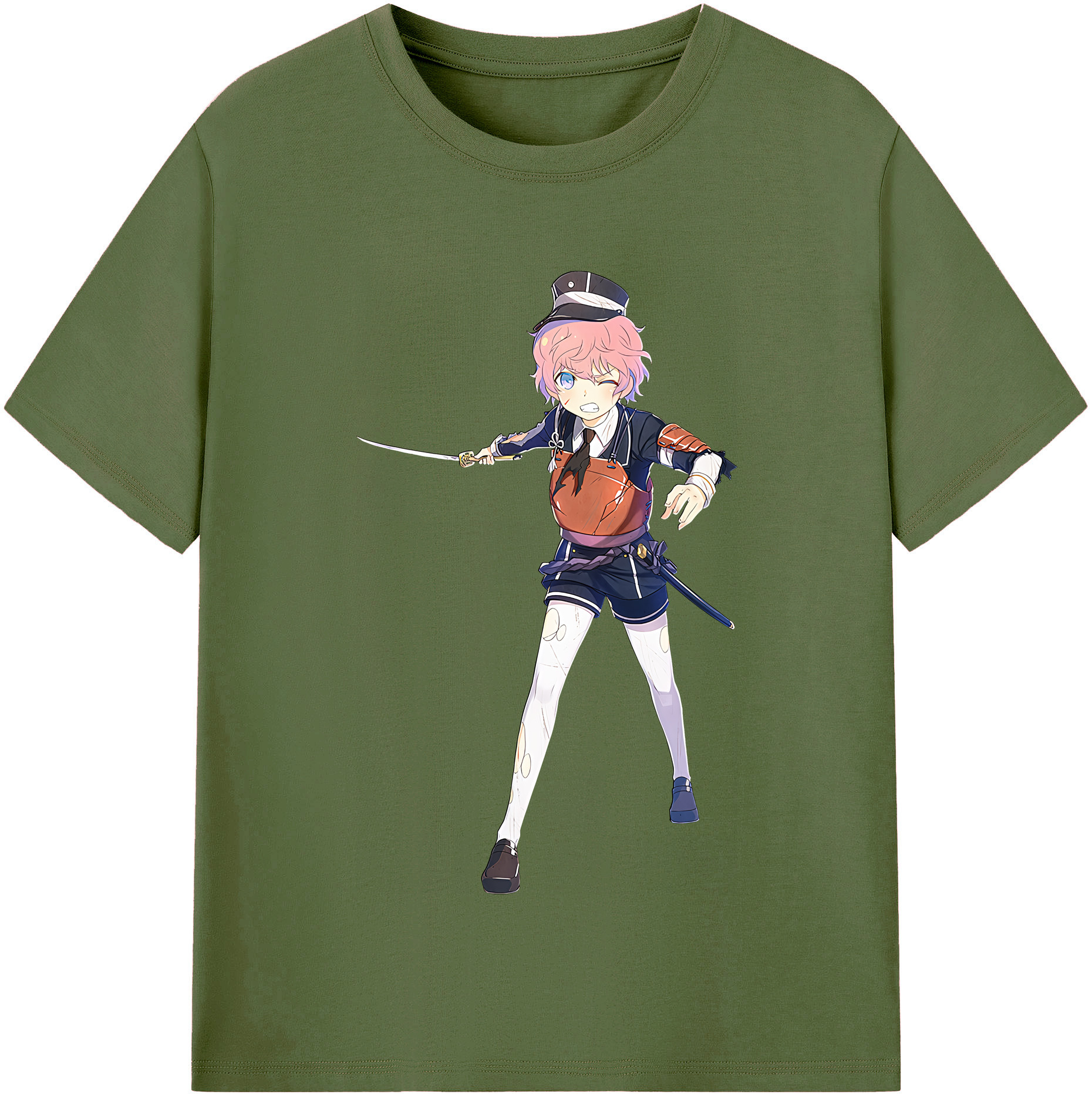 （画像用） 刀剣乱舞 Touken Ranbu 綿100％半袖Tシャツ（フロントプリント）